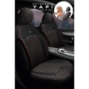 Resim Trobus Citroen Berlingo Hafif Ticari 2004-2007 Aracınıza Uyumlu Ticari Siyah Kırmızı Efes Konfor Serisi 