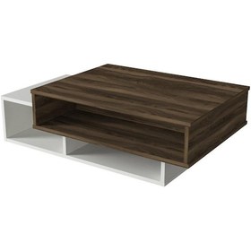 Resim Dekorister Tab Orta Sehpa Beyaz-Ceviz 