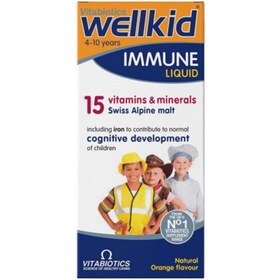Resim VİTABİOTİCS Wellkid Immune Liquid Sıvı Takviye 150 ml | 4-10 Yaş 