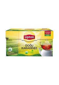Resim Lipton Doğu Karadeniz Demlik Süzen Poşet Bergamot Aromalı Siyah Çay 100'lü Paket X 4 Adet 