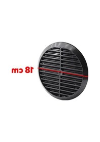 Resim Yuvarlak Mutfak Cam Menfezi, 18 Cm 