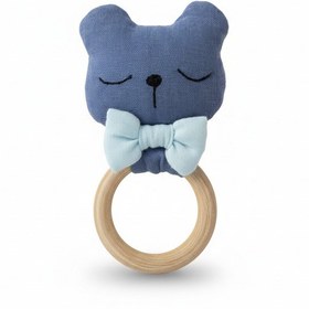 Resim Mumu Family El Yapımı Çıngıraklı Diş Kaşıyıcı Mavi 