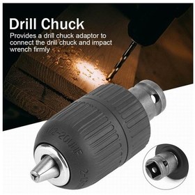 Resim 1/2 Matkap İçin Chuck Mandrenli Adaptör Mandrene Dönüştürme 