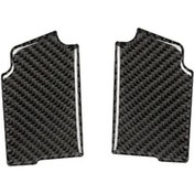 Resim Dashanshop Ford Mustang Gt 2015-2021 Kapı Kolu Karbon Fiber Stil Siyah İç Aksesuar Dekorasyon 