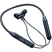 Resim Moveevo Siyah Boya, 5.1 Bluetooth, 15 Saat Çalma Süresi, Manyetik, Spor İçin Boyun Bağlı Kablosuz Kulaklıklar 