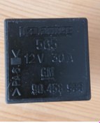 Resim GM 90458988 Opel Omega A, Vectra A Dış Dikiz Ayna Ayar Ve Arka Cam Isıtma Rolesi 6 Fişli Siyah 12V 