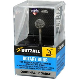 Resim Kutzall S-38-E Yuvarlak Top Törpü Kalın Diş 3.1 Mm Sap 