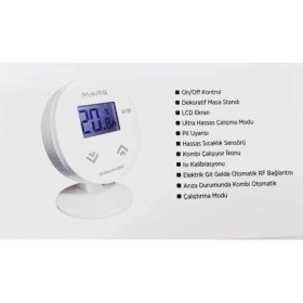 Resim Mars S5 Kablosuz Oda Termostatı-Restoyapı 