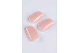 Resim Beauty Takma Tırnak Seti & Zararsız Yapıştırıcı Küt Pembe 