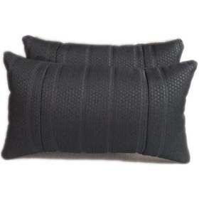 Resim Terletmez Araç Boyun Yastığı 2 Adet (Çizgili ) Model 2 