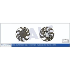 Resim Fan Motoru Davlumbazli Sol Polo 2002-2009 504645177 