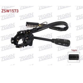 Resim Zegen-zsw1573 - Sınyal Kumanda Kolu 14 Pın Mercedes E Serısı W 