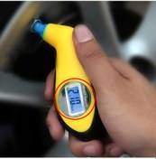 Resim Xindoker Araç Lastik Basınç Ölçer - Lcd Ekranlı, Pil Dahil, Sarı Renk, 110x44x26 Mm Boyutlarında 