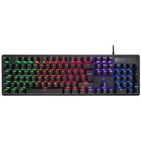 Resim Acer Emachines, Eak104, Siyah, Usb Kablolu, Rgb Backlight, Red Switch, Mekanik, Türkçe Q, 104 Tuşlu, Gaming Klavye 