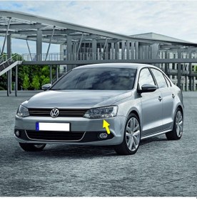 Resim VW Jetta 2011-2014 Ön Sol Far Yıkama Motor Kapağı 5C6955109 