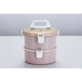 Resim Vagonlife WS-008 1600ml Pembe Çelik Saklama Kabı 