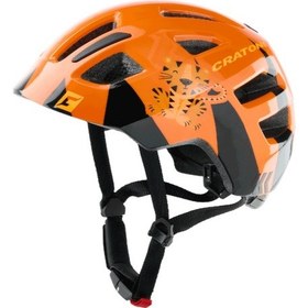 Resim Kask Çocuk Maxster Tiger Orange Glossy Cratoni S-m 51-56 Cm Turuncu 