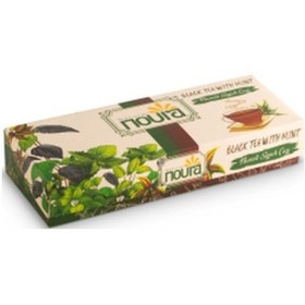 Resim Noura Natural Bardak Poşet Naneli Siyah Çay 10'lu 