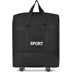 Resim Wezone Genişletilebilir Seyahat Bavulu - Katlanabilir Tekerlekli Valiz 22-45 İnç Çok Renkli 