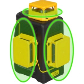 Resim Rtrmax RTM058 Profesyonel Li-Ion Şarjlı 3X360⁰ Yeşil Lazer Distomat 