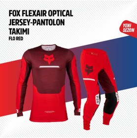 Resim Fox Bordo Kırmızı Jersey Pantolon Takımı 
