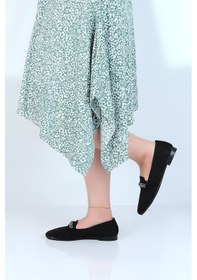 Resim Ayakcenter Male Düz Kadın Triko Babet Ayakkabı 001 