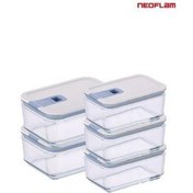 Resim Neoflam Perfect Seal Cam Saklama Kabı Seti 5 Parça 