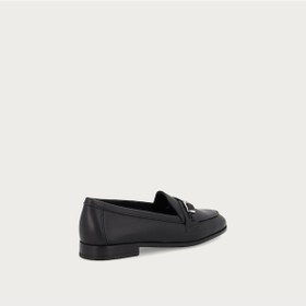 Resim Nero Black Oxford / Klasik Kadın 94m5 Frau Mousse Leather Loafers Siyah 
