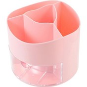 Resim Ganzhoushop Kırtasiye Malzemeleri Düzenleyici Kırtasiye Kullanımı İçin Döner Kalemlik Kalemlik Ofis İçin Basit Ve Şık Tasarım 13.5x13.5x12cm 1paketpembe 