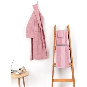 Resim Soley Minerva %100 Pamuklu Extra Yumuşak Misafir Mutfak Havlusu Gül Kurusu 