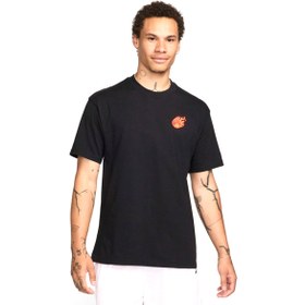 Resim M90 Oc Erkek Siyah Basketbol T-Shirt FZ8081-010 