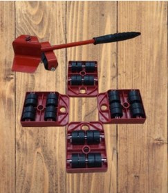 Resim 5DM Tekerlekli Basit Pratik Ağır Beyaz Eşya Mobilya Taşıma Kaydırma Aleti Aparatı Seti 