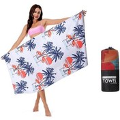 Resim Xuweiwei Hızlı Kuruyan Mikrofiber Plaj Havlusu - 63&quot X 31.5&quot Boyutlarında Modern Tasarım Çok Renkli Çok Renkli 