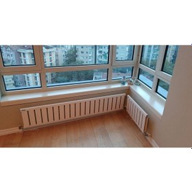 Resim Alüminyum Panel Radyatör Klasik 300x5 Ral 9010 Kırık Beyaz 