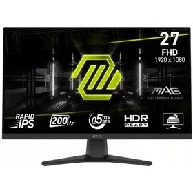 Resim Msi 27" Mag 272f 1920x1080 Fhd 200hz 0.5ms Hdmı Dp Freesync Premium Ips Gaming Monitör 