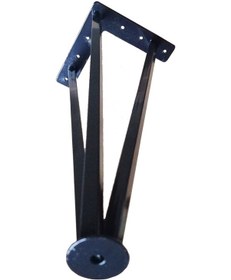 Resim Metal Boru Ayak Kütük Masa Dresuar Kaşıklık Kitaplık Orta Sehpa Zigon Ayağı 45 Cm 1 Adet 