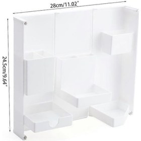 Resim Ganzhoushop Katlanır Dikey Kalem Düzenleyici Manyetik Açılır Ve Kapanır Masaüstü Kırtasiye Saklama Kutusu Çok İşlevli Öğrenci Kalemi Mavipembe 