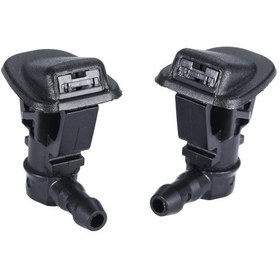 Resim Lasonstiges Jeep Wrangler Jk 2013-2017 2014 2015 2016 İçin 2 Adet Plastik Cam Silecek Lastikleri Su Jeti Nozulları 68164356ab 