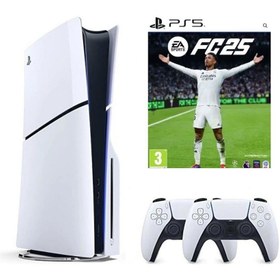 Resim Sony Playstation 5 Slim Standart Edition + 2. PS5 DualSense + Fc 25 + GTA 5 