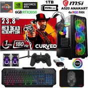 Resim Xaser Armor X120 Ryzen 5 5500 32GB Ram 1tb M.2 Nvme SSD RTX3050 24" 180Hz Masaüstü Oyuncu Bilgisayarı 