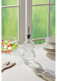 Resim Selen Concept Keman Model El Yapımı Cam Yağdanlık 3'lü Set Çok Renkli 