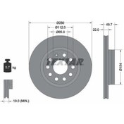 Resim Fren Diski Ön 280mm Golf 5-golf 6-jetta-a3-leon 2004-2013 Takım F 
