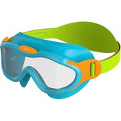 Resim Speedo Sea Squad Mask Unisex Çocuk Mavi Yüzücü Gözlüğü 
