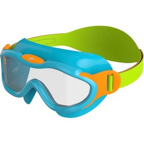 Resim Speedo Sea Squad Mask Unisex Çocuk Mavi Yüzücü Gözlüğü 