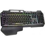 Resim GameBooster G25K Shock Türkçe RGB Membrane Gaming Klavye 