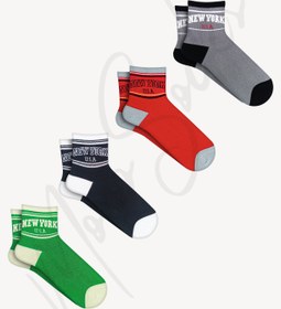 Resim Mono Socks 4'lü New York Kolej Spor Çorap 