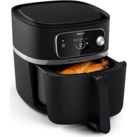 Resim Philips HD9880 Seri Airfryer Combi Xxl 8,3l Geniş Hacim 22'si Bir Arada Uzaktan Bağlantılı Ultra Premium Airfryer , Luciole Lambader Hediye 