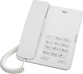 Resim Beyaz Analog Masa Üstü Kablolu Telefon Tm140 
