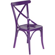 Resim 3A Mobilya Purple Kuşaklı Sandalye 42X42X89 cm 