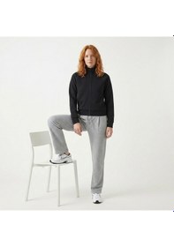 Resim Sportive Kaia Full-zip Kadın Siyah Günlük Stil Eşofman Üstü 26yk0001-syh 